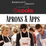 Aprons & Apps // DIY Apron + Cooking Demo