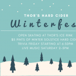 Winterfest Open Skate + $5 Pints of Winter Solstice Hard Cider