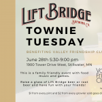 Townie Tuesday at Lift Bridge Brewery for VFC