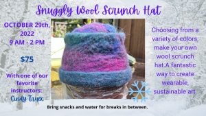 Snuggly Wool Scrunch Hat ~Make Your Own! $75