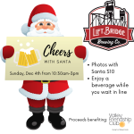 Cheers with Santa