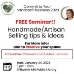 Ignite your handmade business in 2023! Free seminar: tips/ideas