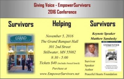 Giving Voice- EmpowerSurvivors 2016 Conference