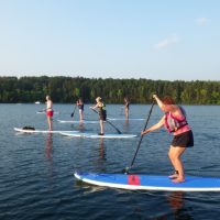 Stand-Up Paddleboarding at Point Douglas Park