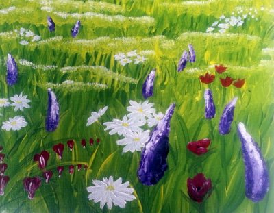 Paint-Sip-Nosh! | 'Flower Field'
