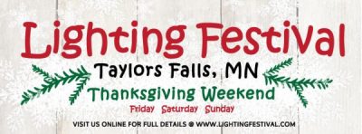 Taylors Falls Lighting Festival